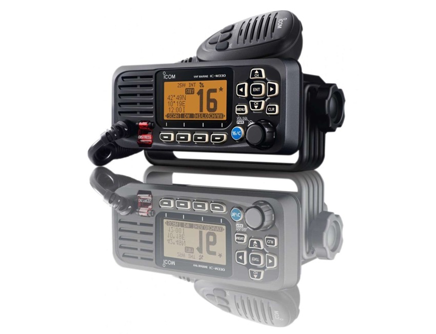 ICM330GE Marine Marine VHF Radio GPS Waterproof 3Yr Warranty